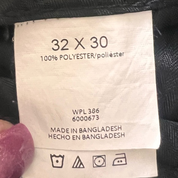 Louis Raphael Black Dress Pants Classic Fit - Picture 3 of 4